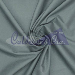 Tecido Tricoline Silky Lisa cor - 6635 (Chumbo)